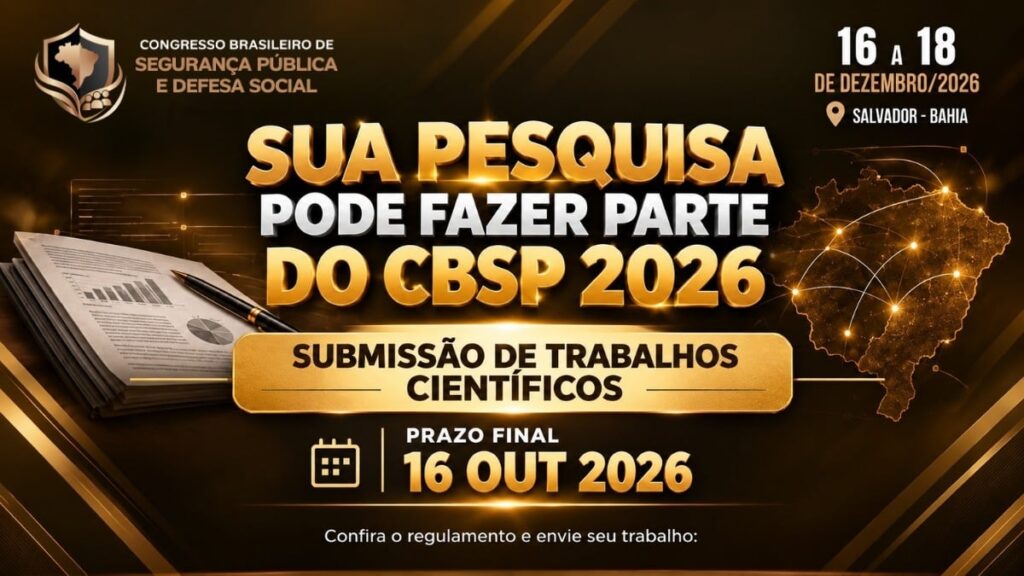 Sua pesquisa pode ganhar espaço no CBSP 2026