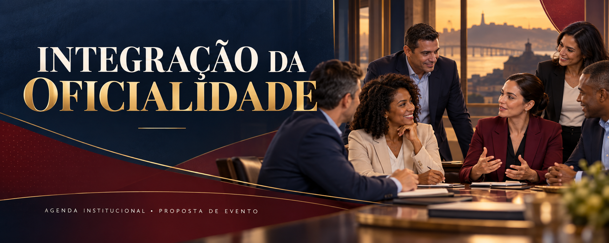 Banner institucional: INTEGRAÇÃO DA OFICIALIDADE