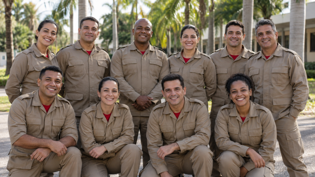 Retrato coletivo fictício da Turma Laços